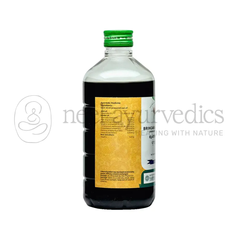 Vaidyaratnam Bhringarajarasam - 450 ML