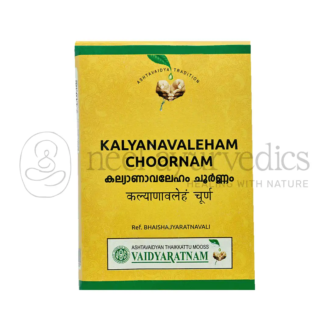 KALYANAVALEHAM CHOORNAM 100 GM Vaidyaratnam Kalyanavaleham Choornam - 100 Gm