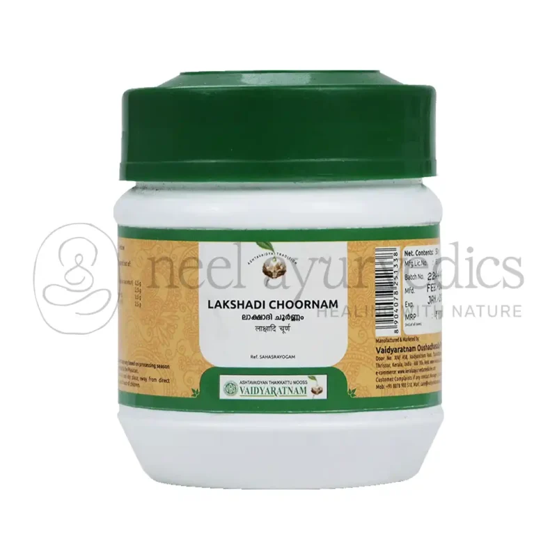 Vaidyaratnam Lakshadi Choornam - 50 Gm
